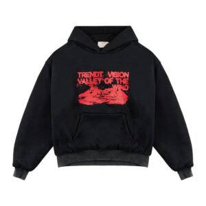 Black Double Layered Hoodie Trendt Vision